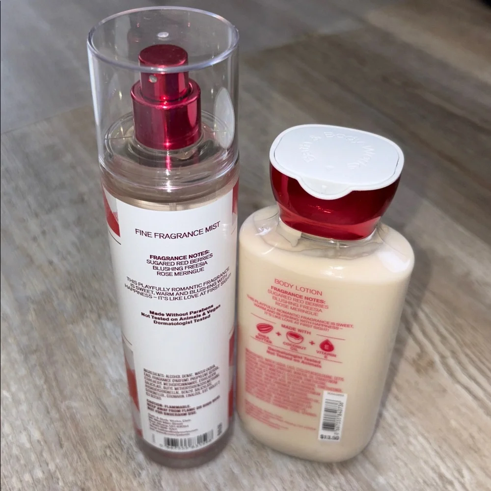 Bath and body works gingham love collection